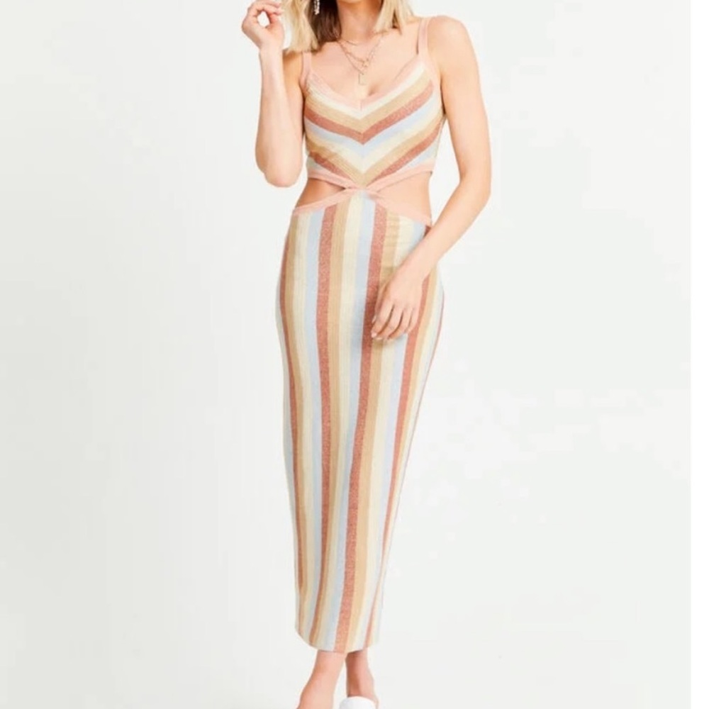Altar’d State Avery Dress Cut Out Maxi